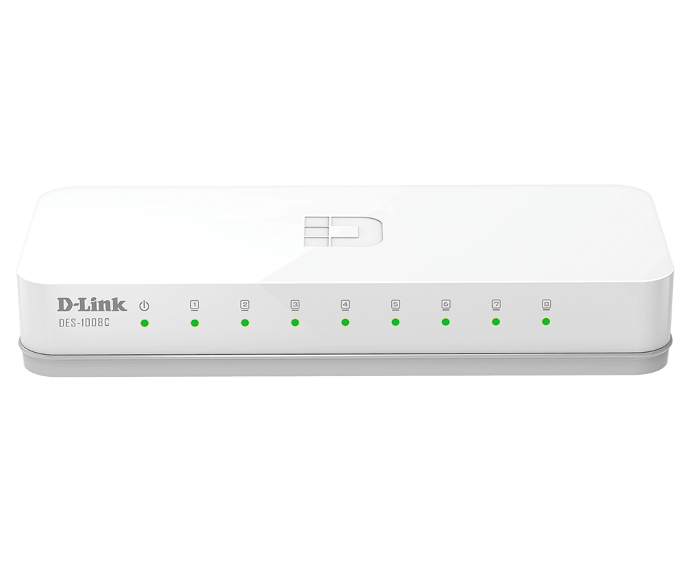 SWITCH 8 port DLINK DES1008C 10/100