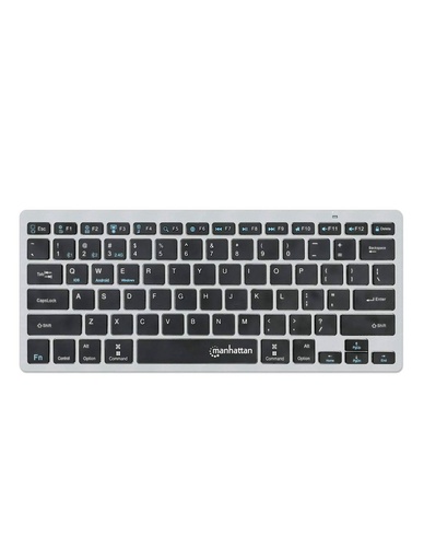 Manhattan kb03b KB03W Ultra Slim Dual-Mode Wireless Keyboard Dark Gray / Black