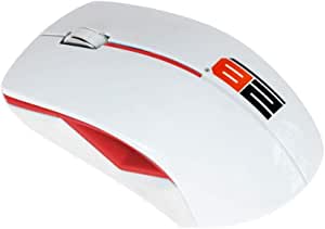 2B (MO33R) 2.4G Wireless Mouse - Red With White Cover