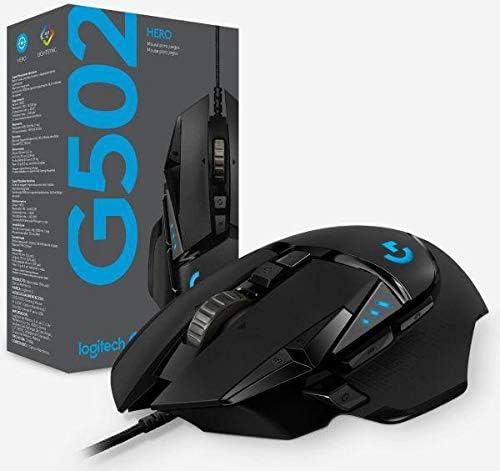 Logitech G502 Hero RGB 16000 DPI Optical Mouse