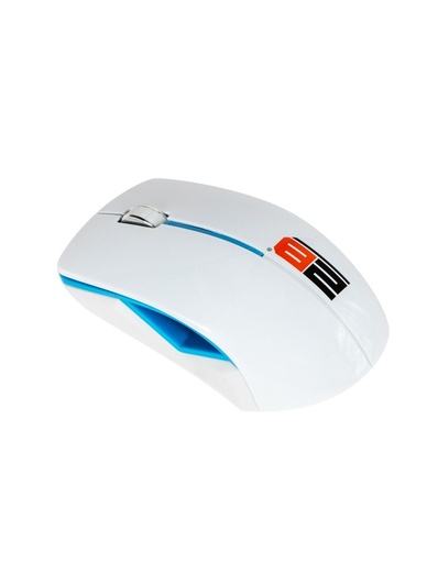 2B (MO33W) 2.4G Wireless Mouse - Blue With White Cover