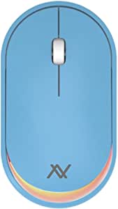 L'avvento (MO18L) Dual Mode Bluetooth - 2.4GHz Mouse with Re-Chargeable Battery - Blue