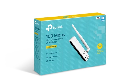 TL-WN722N 150Mbps High Gain
Wireless USB Adapter (EU)