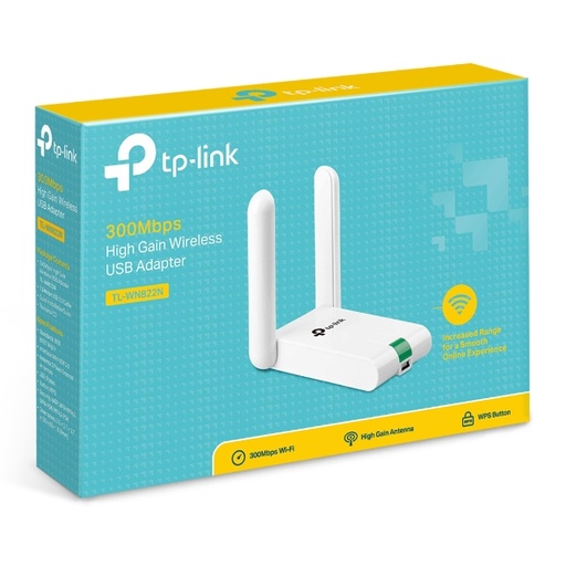 TP-Link 300Mbps High Gain Wireless USB Adapter TL-WN822N