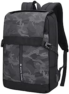 ARCTIC HUNTER B00352 15.6-Inch Multi-functional Travel Laptop Waterproof Backpack - Black