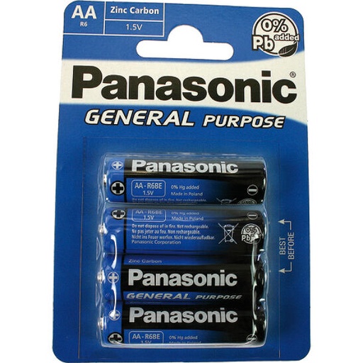 Battery PANASONIC R6  AA 4pc