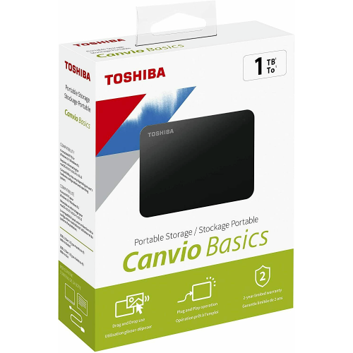 Toshiba Canvio Basics 1 TB 2.5" external hard drive