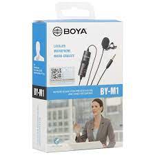 Boya m1 lavalier microphone with windshield for smartphones and cameras FHC