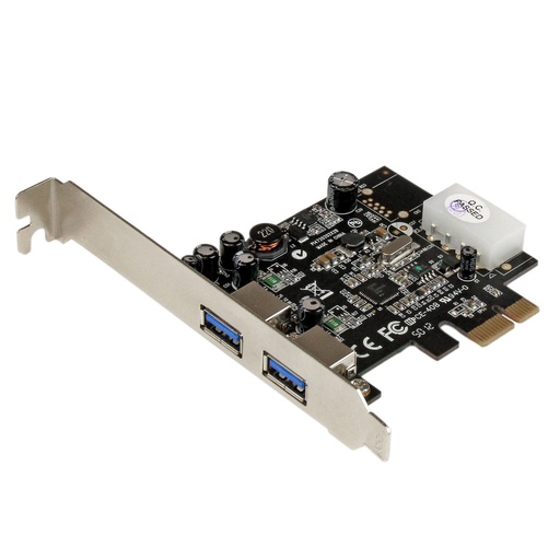 2 Port PCI Express PCIe SuperSpeed (5Gbps) USB 3.0 Card Adapter 