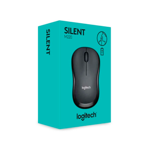 Logitech M220 Silent Wireless Mouse - Grey