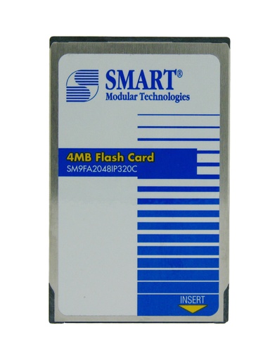 SM9FA2048IP320C Smart Modular 4MB PCMCIA Linear Flash Memory Card for Cisco 1600/1700 Series Routers