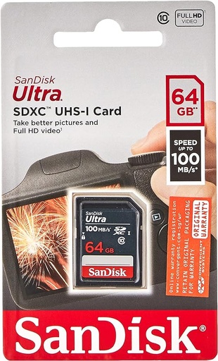 SanDisk 32GB Ultra SDHC UHS-I Memory Card (100 MB/s) (نسخة)