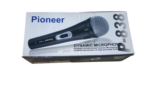 Portable Wired Dynamic Microphone with Cable Pioneer - p - 838 v3