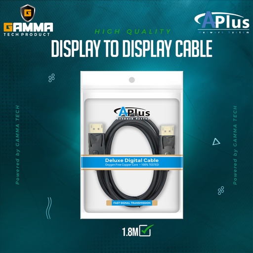 DISPLAY TO DISPLAY CABLE 1.80 APLUS 2K 