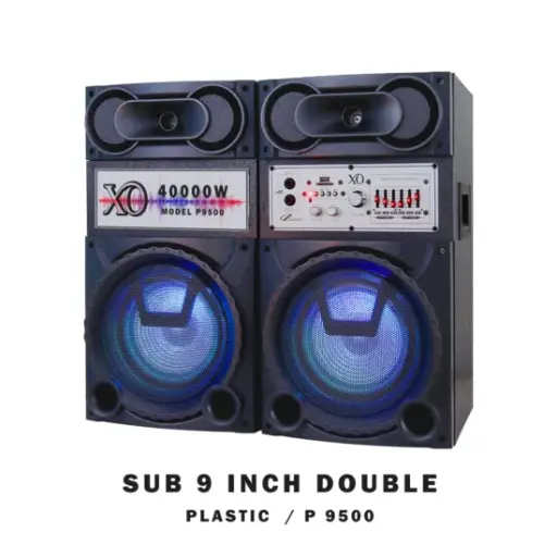 Subwoofer 9 inch Double Plastic XO