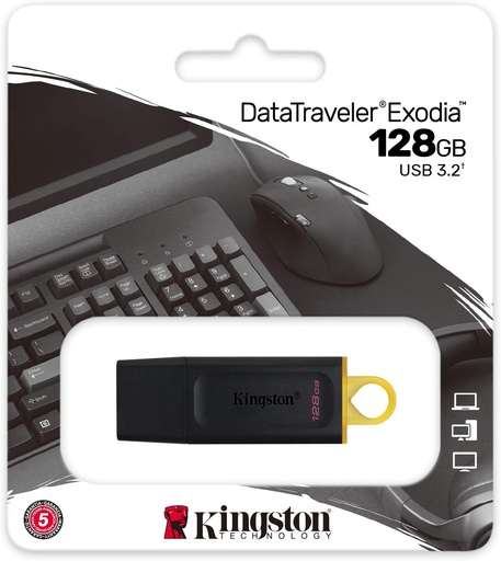 Kingston Flash 128GB USB 3.2 Datatraveler Exodia