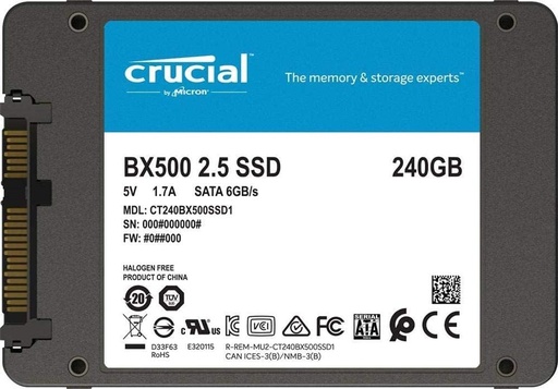 Crucial_SSD Storage-SATA 3-2.5"BX500-240GB