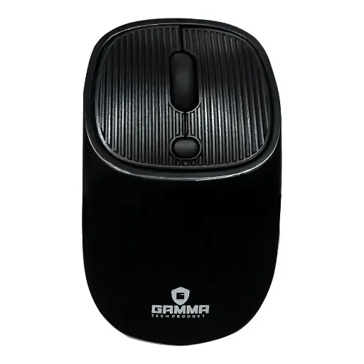 Gamma Rechargeable Wireless Mouse, Multi-Mode Mouse with RGB 2.4G Wireless Gaming Mouse , M-14 Black