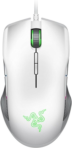 Razer Lancehead TE Ambidextrous Gaming Mouse: 16,000 DPI Optical Sensor - Chroma RGB Lighting - 8 Buttons - Mechanical Switches - Mercury White