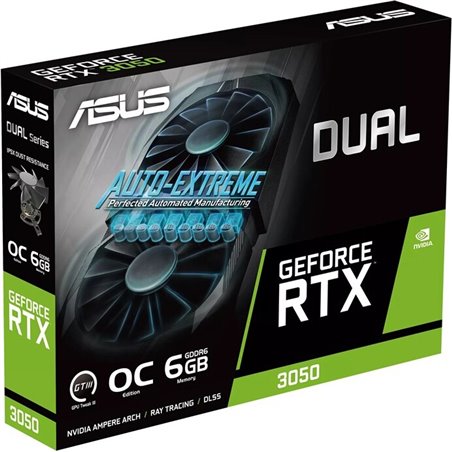 ASUS Dual -RTX3050-O6G NVIDIA GeForce RTX 3050 6 GB GDDR6