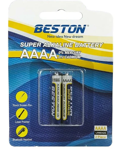 BESTON Alkaline Battery AAAA 1.5V (2 Pcs)