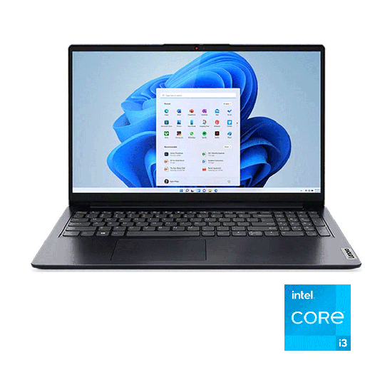 Lenovo Ideapad 1 15IAU7 Laptop - Intel® Core™ i3-1215U - 8GB - 256GB SSD - Intel® UHD Integrated Graphics - 15.6" HD - Win11 - Abyss Blue