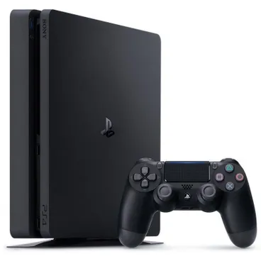 Used Sony PlayStation 4, 500 GB, 1 Controller - Black