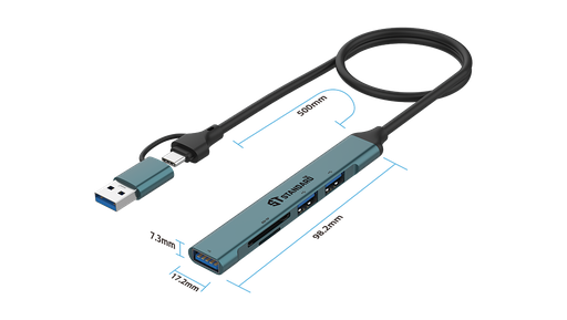  HUB Docking Station HUB + Reader ST-UCA9705 