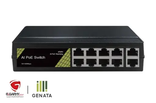 GNTP9210ES -FE PoE Switch Auto-Adaption 250m