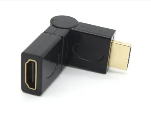 HD L HDMI Male to Female Angle Convertor Adapter 360 degree