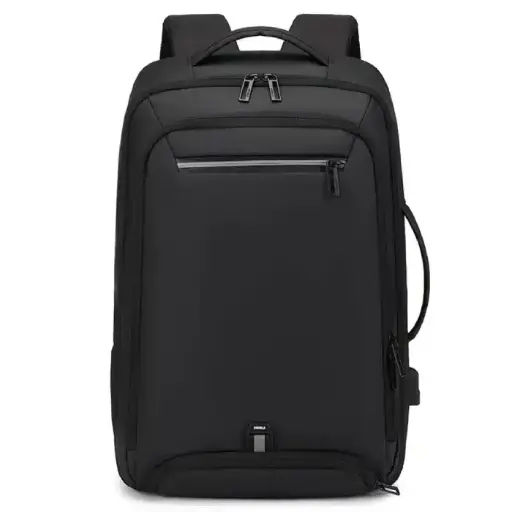 Rahala Rl-5306 Expandable 15.6 Inch Laptop Travel Backpack Waterproof Business USB Black 